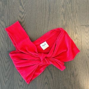 urban outfitters tach red one should crop tank